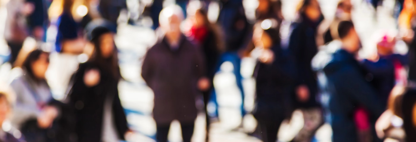 crowd walking Missoula